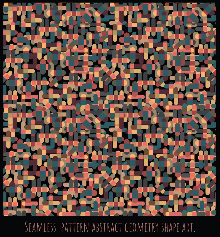 Seamless  pattern abstract geometry shape art vector