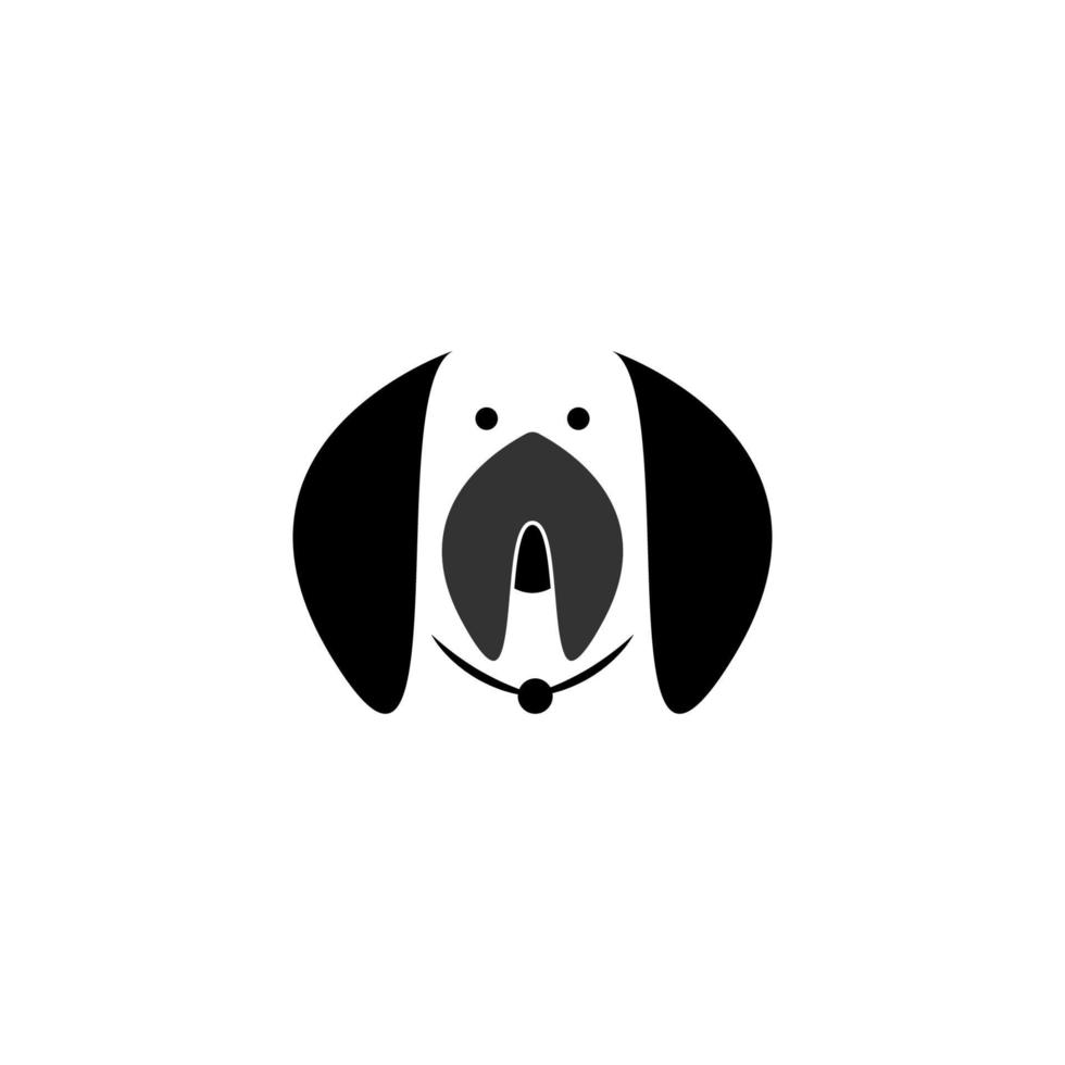 dog logo vector illustration design