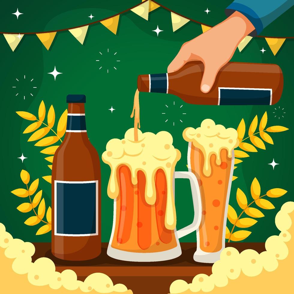 Beer Day Background vector
