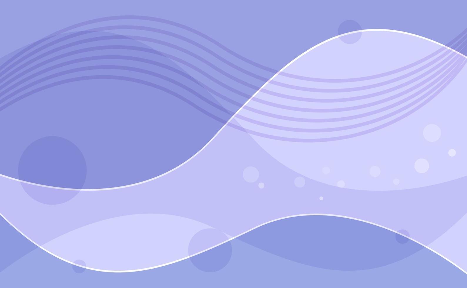 Abstract background dynamic waves and circles, lines on violet background. Vector illustration