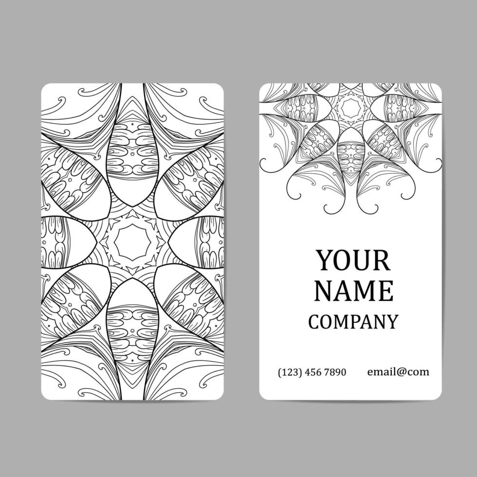 Business cards for your design vector