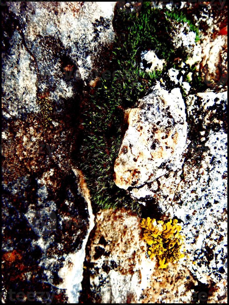 Mountains colorful rocks close up background high quality prints photo