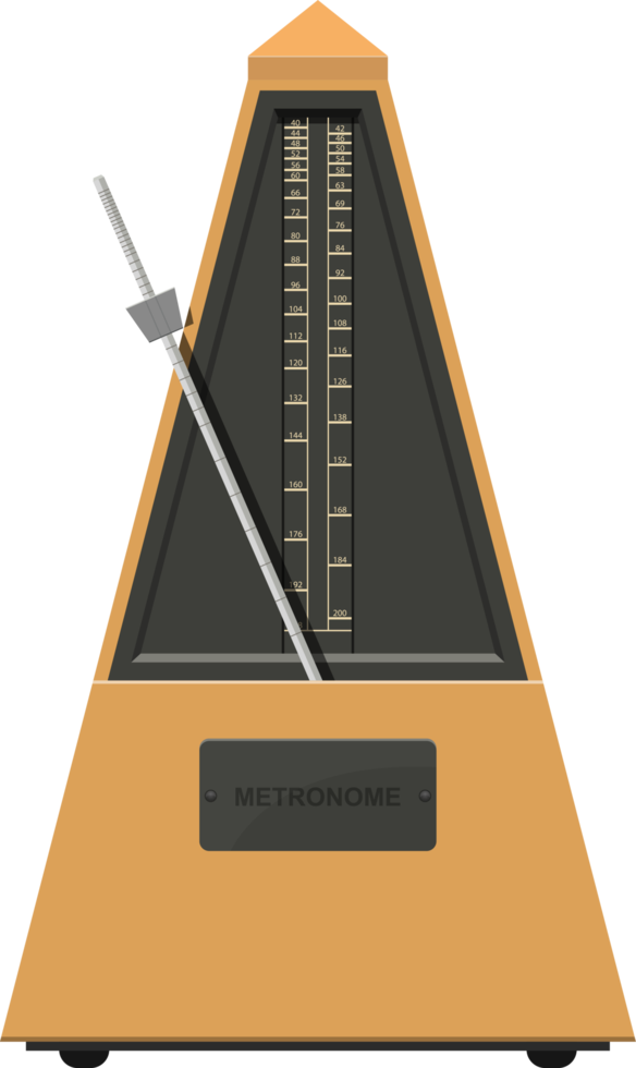 illustrazione del disegno di clipart del metronomo png