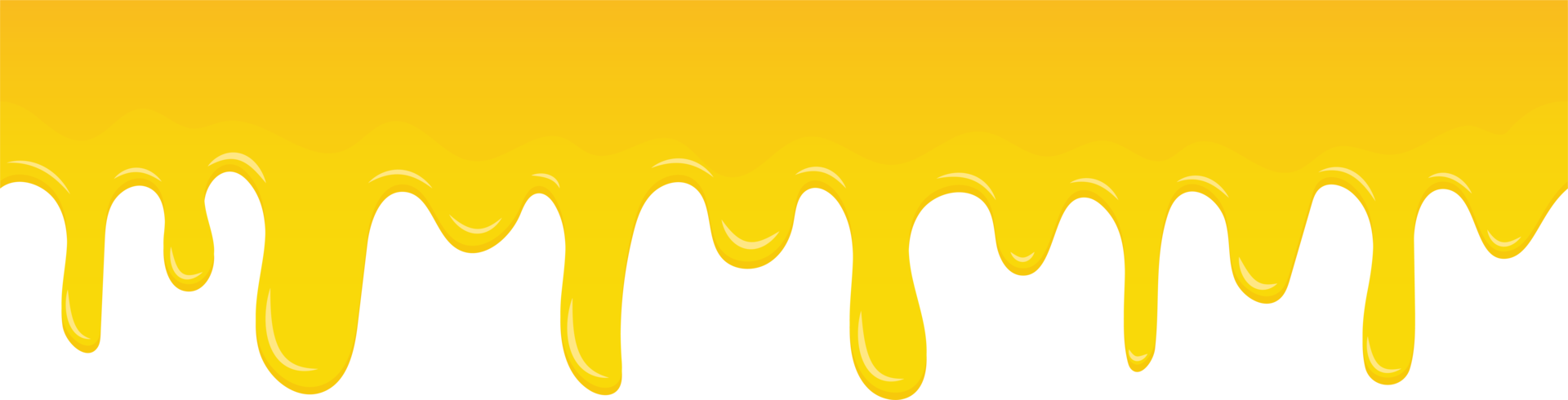 Honey dripping clipart design illustration png