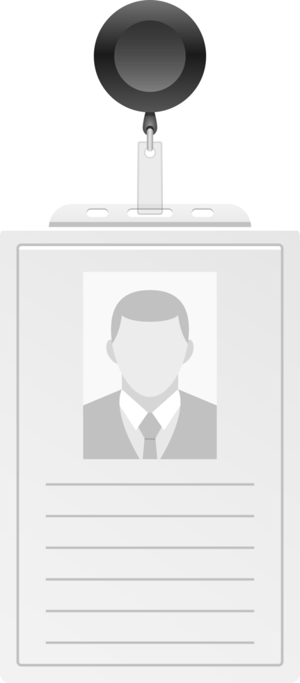 ilustração de design de clipart de identificação de identificação png