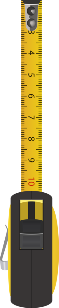 Measure tape clipart design illustration png