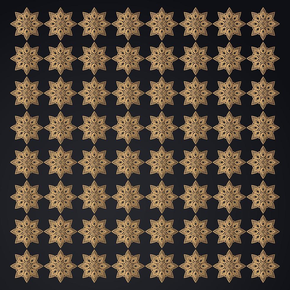 abstract golden mandala element design pattern vector. abstract Gold mandala pattern vector