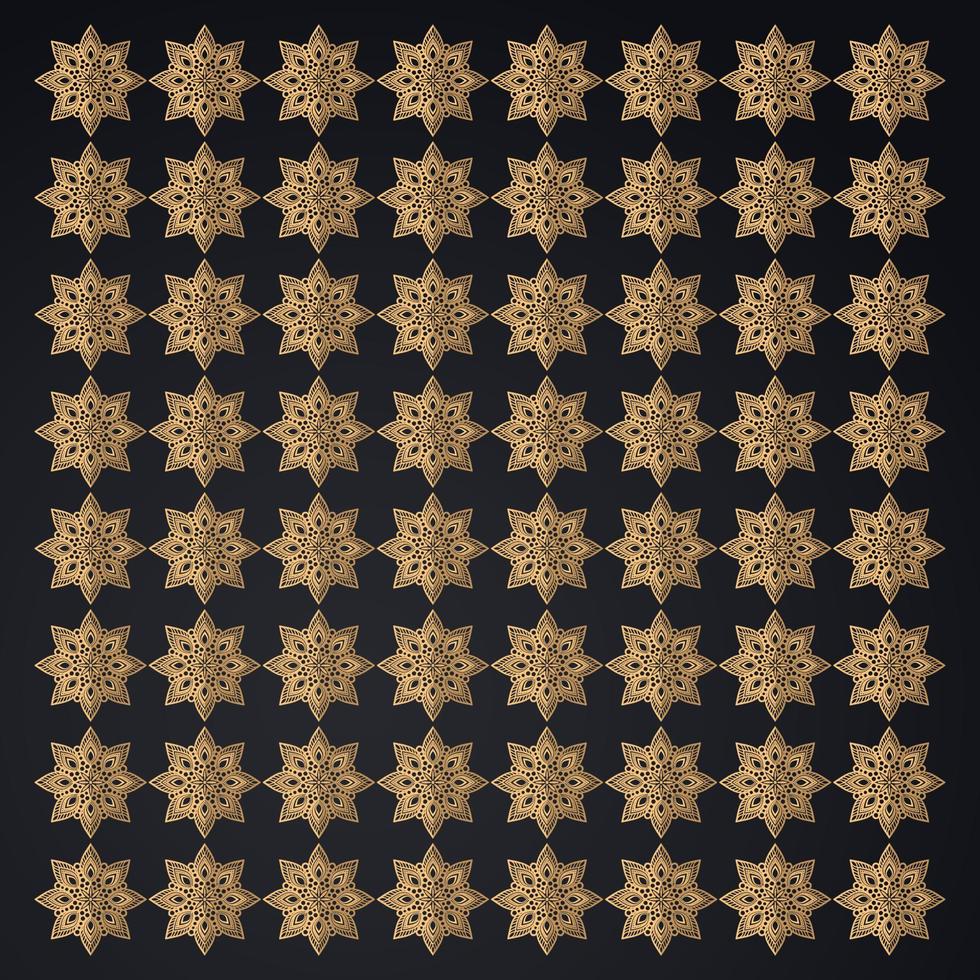 abstract golden mandala element design pattern vector. abstract Gold mandala pattern vector