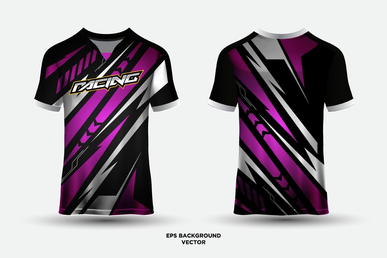 fantástico diseño de jersey adecuado para deportes, carreras, fútbol, juegos y vectores deportivos