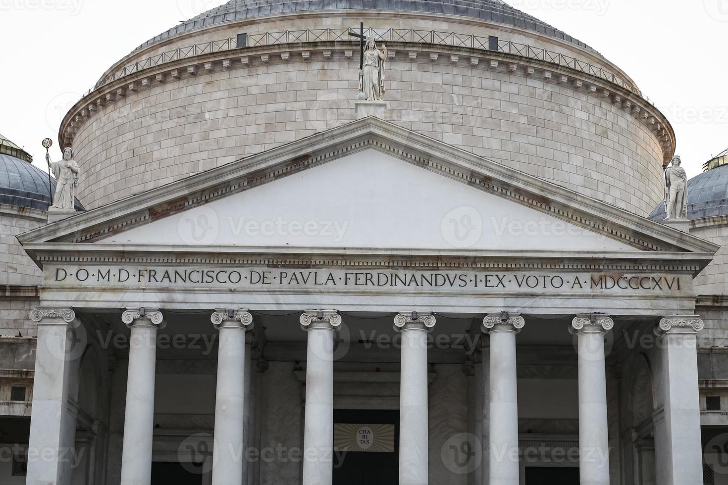 San Francesco di Paola Church in Naples, Italy photo