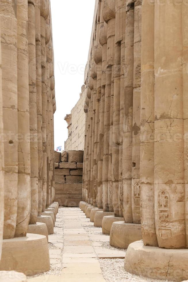 Columns in Luxor Temple, Luxor, Egypt photo