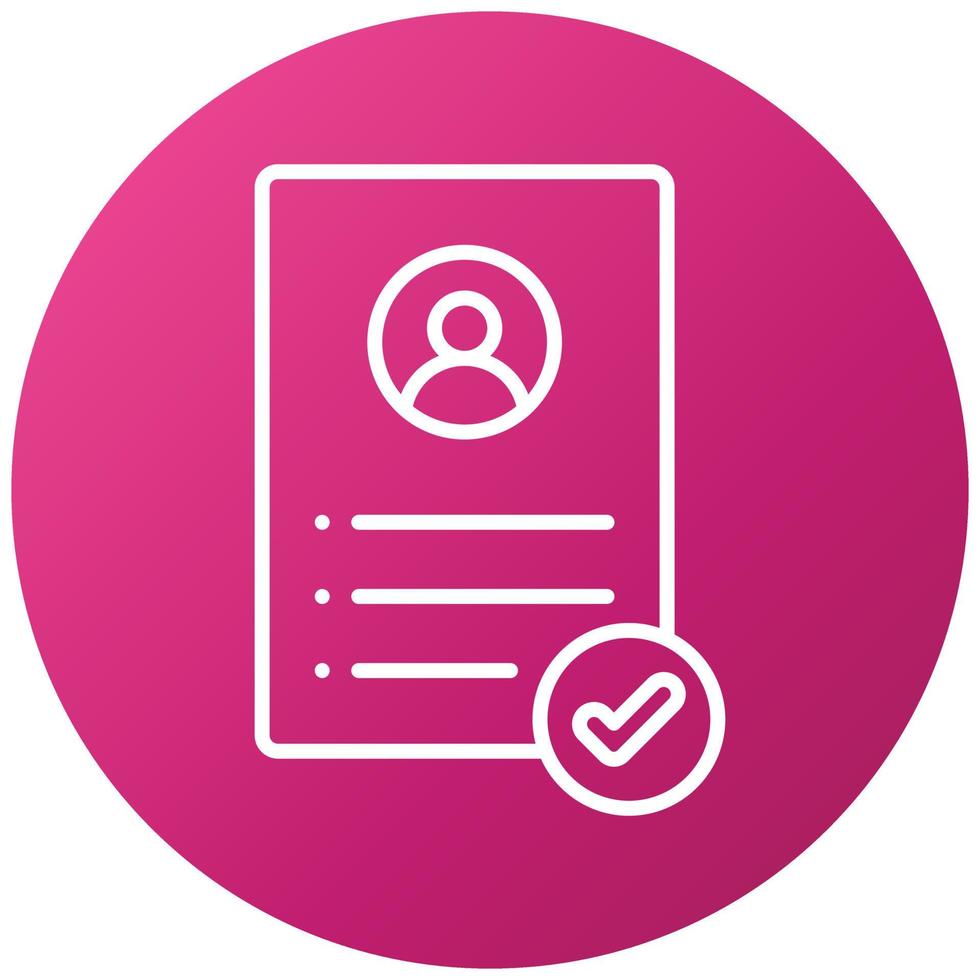 CV Icon Style vector