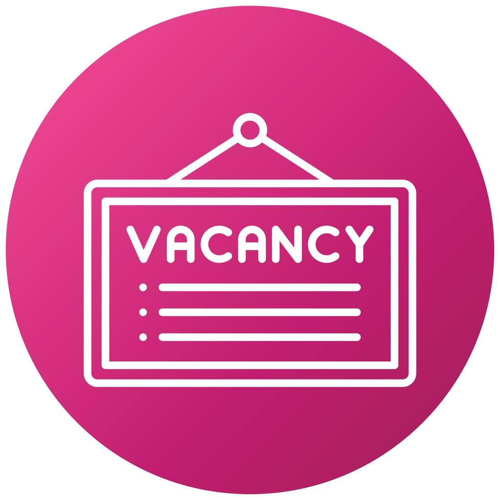 Job Vacancy Icon Style vector