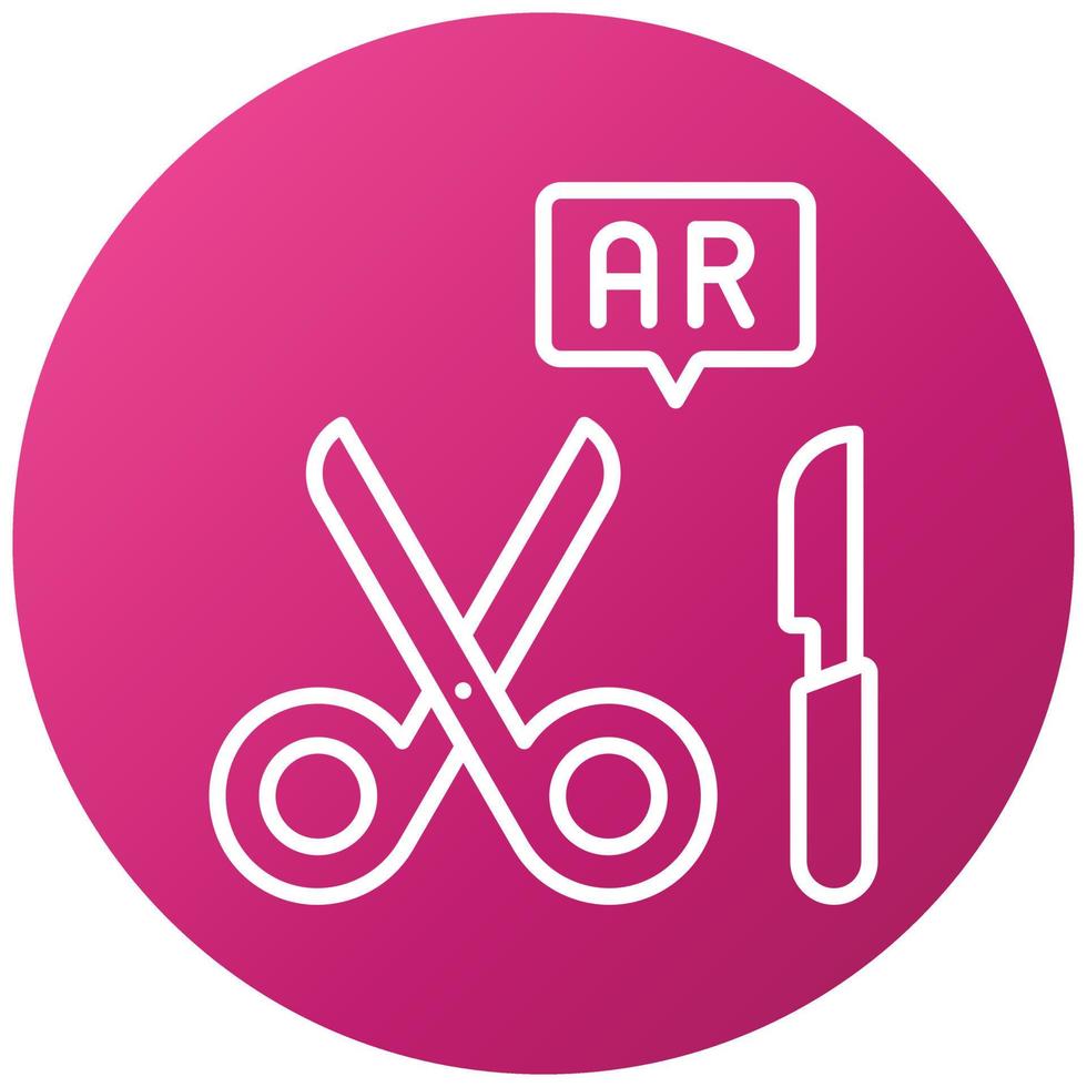 Ar Surgery Icon Style vector