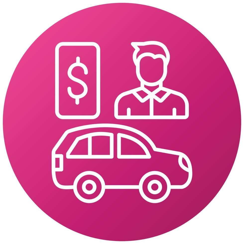 Dealer Incentives Icon Style vector
