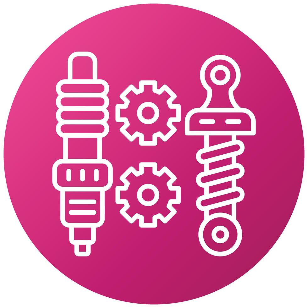 Car Parts Icon Style vector