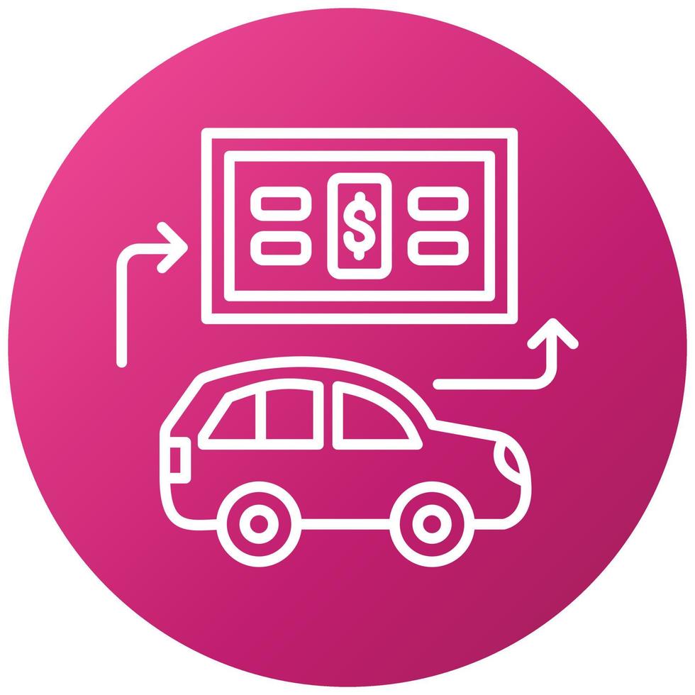 Equity Lease Icon Style vector