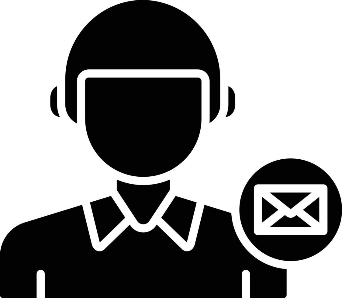 Post Rider Icon Style vector