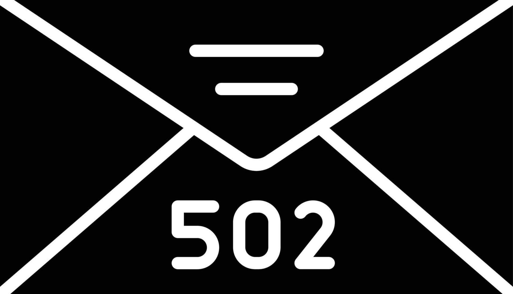 Postal Code Icon Style vector