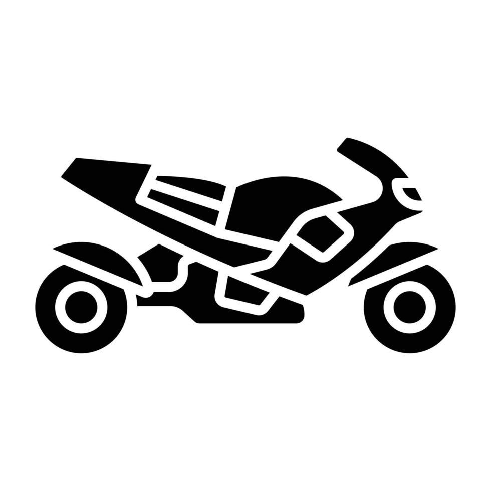 estilo de icono de bicicleta vector