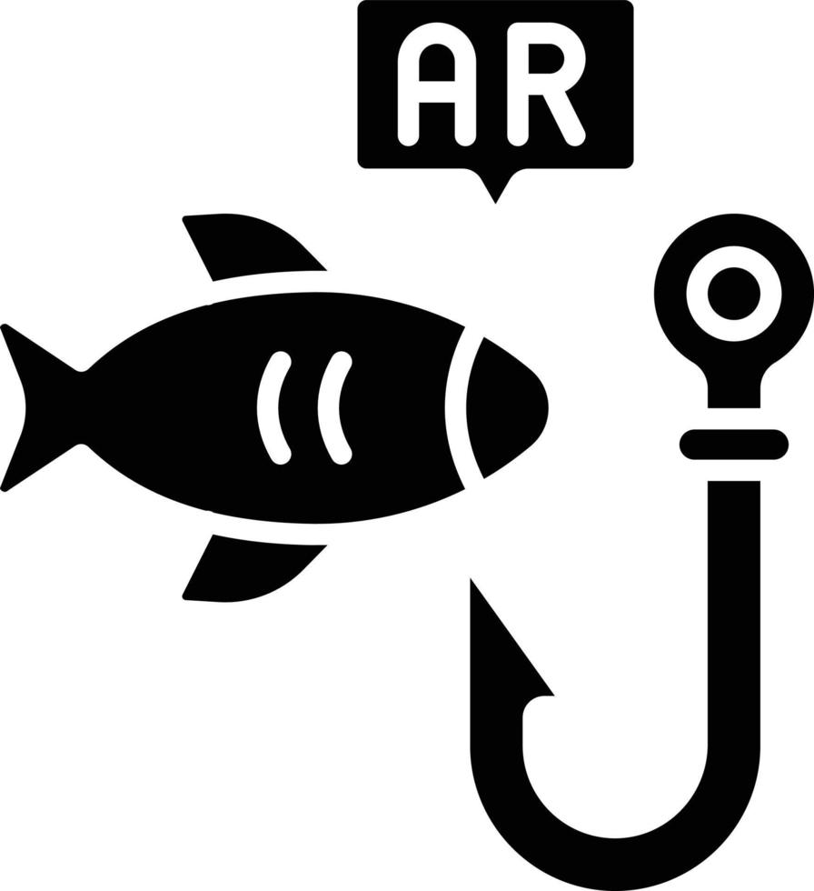 Ar Fishing Icon Style vector