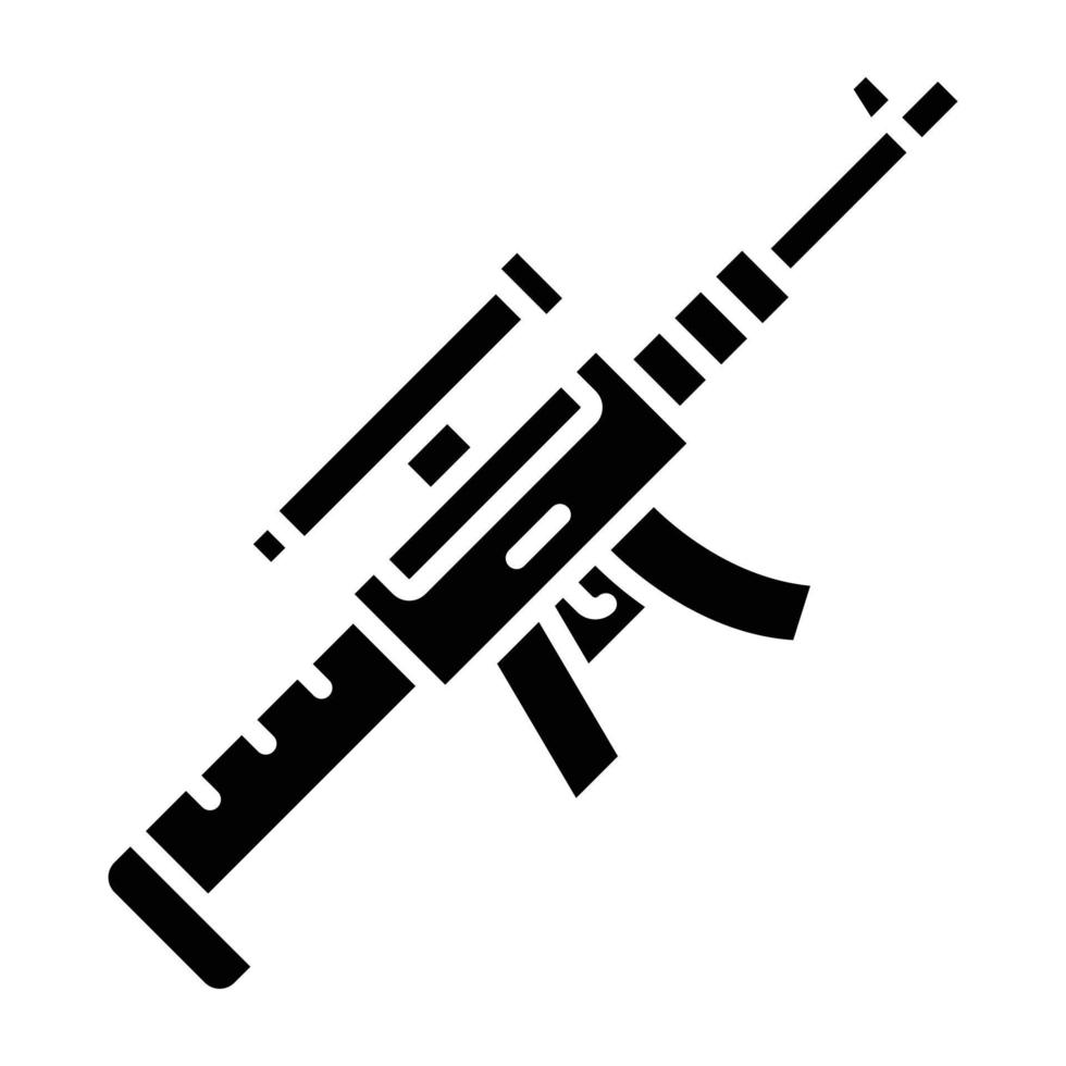 Sniper Rifle Icon Style vector