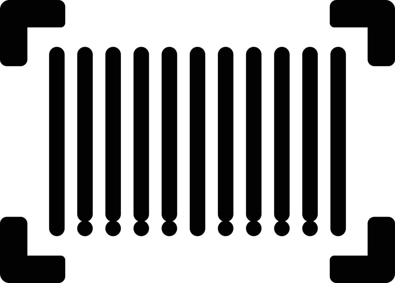 Barcode Icon Style vector