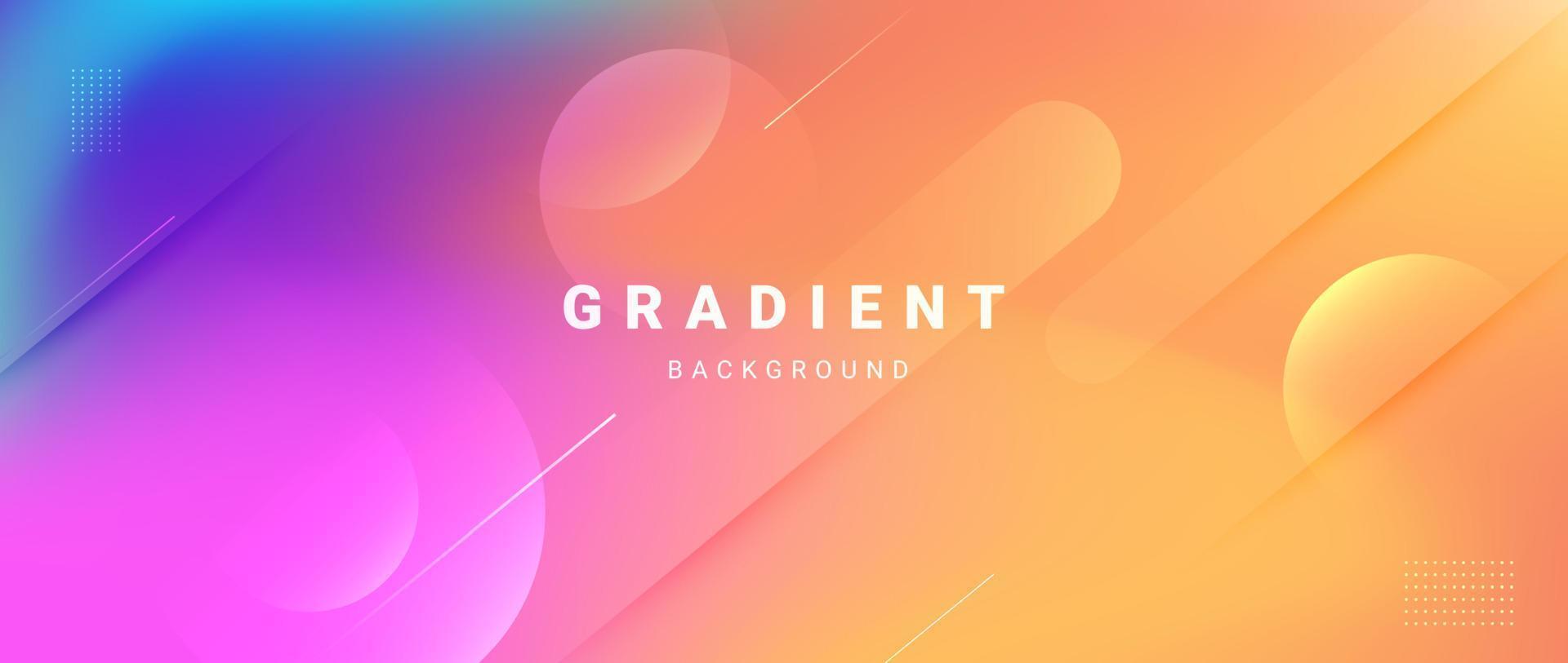 Abstract blurred color gradient background vector