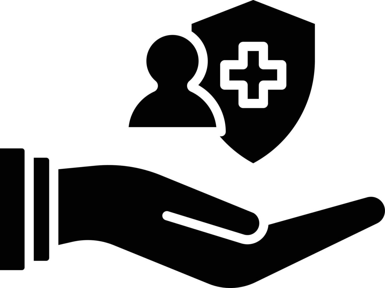 Individual Insurance Icon Style vector