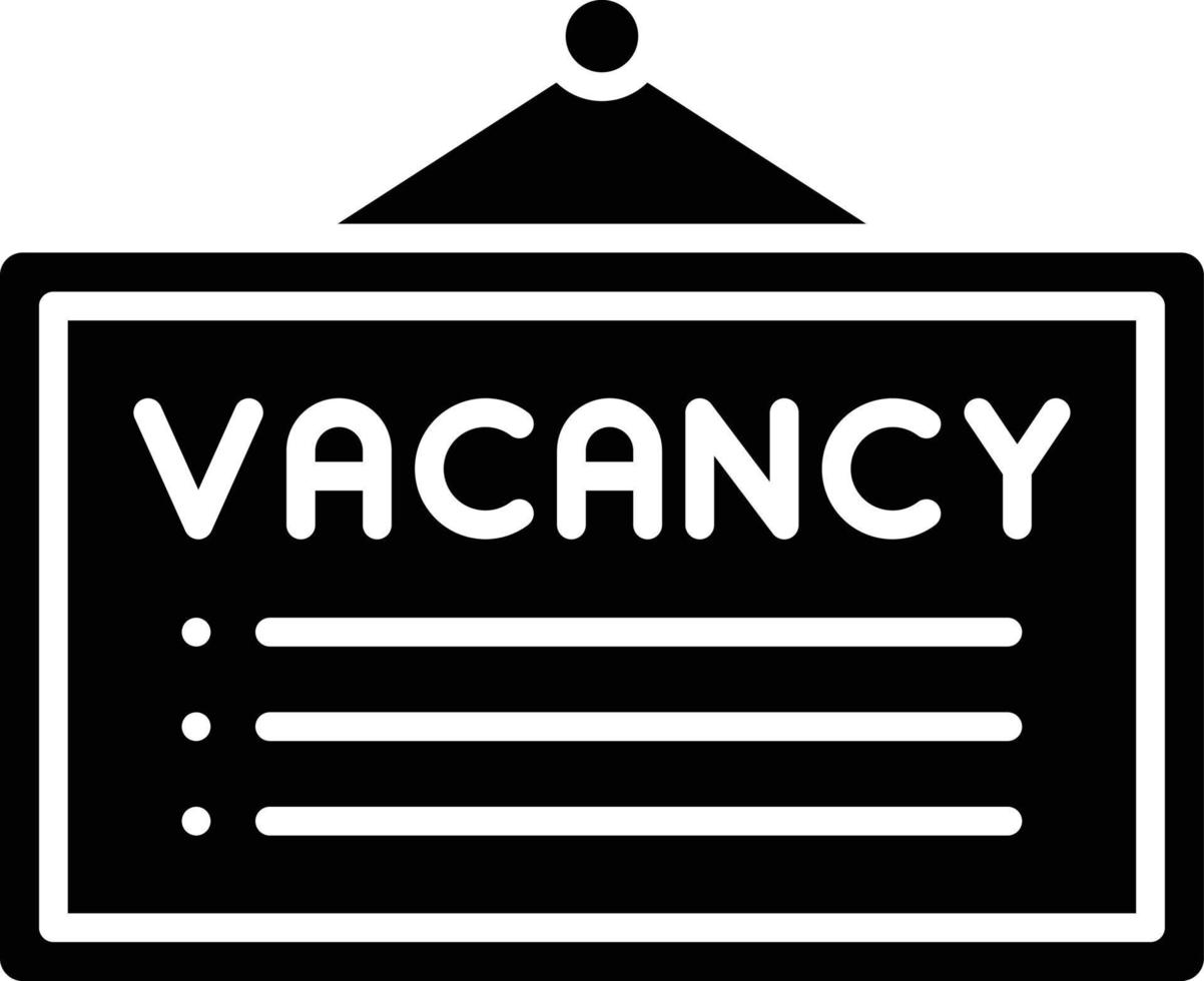 Job Vacancy Icon Style vector