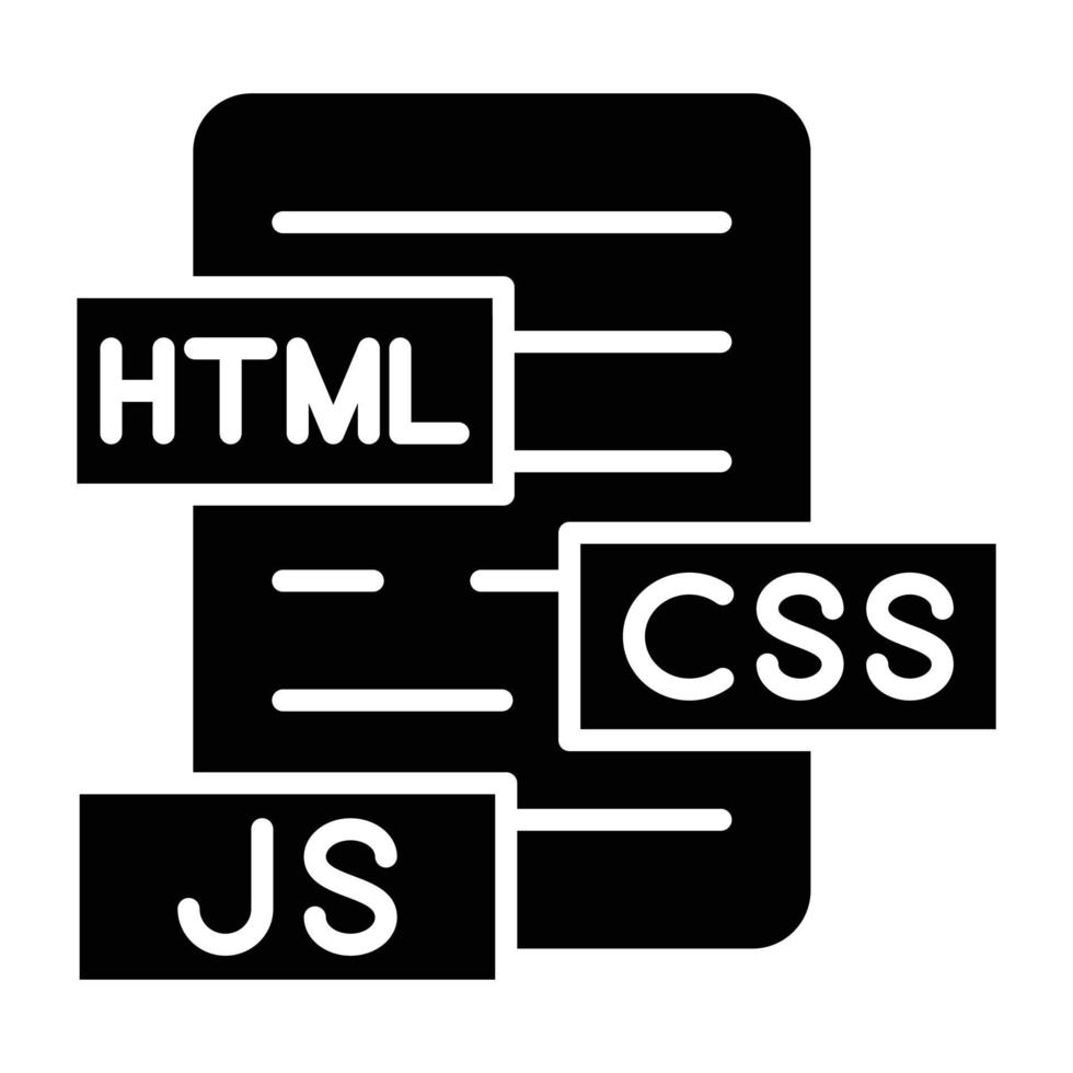 estilo de icono html js css vector