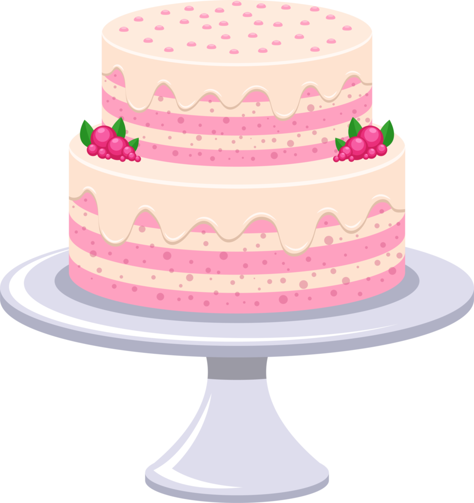 gâteau d'anniversaire clipart conception illustration png