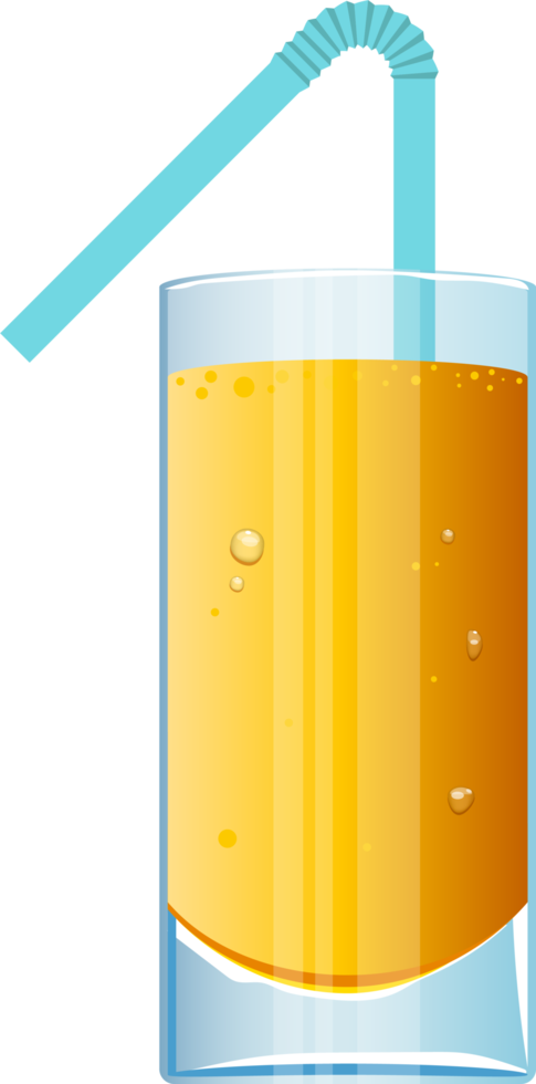 vaso de jugo fresco clipart diseño ilustración png