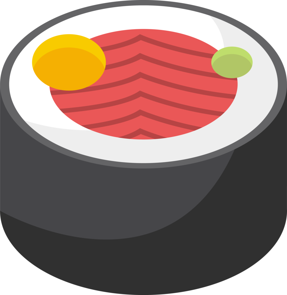 ilustración de diseño de imágenes prediseñadas de sushi png