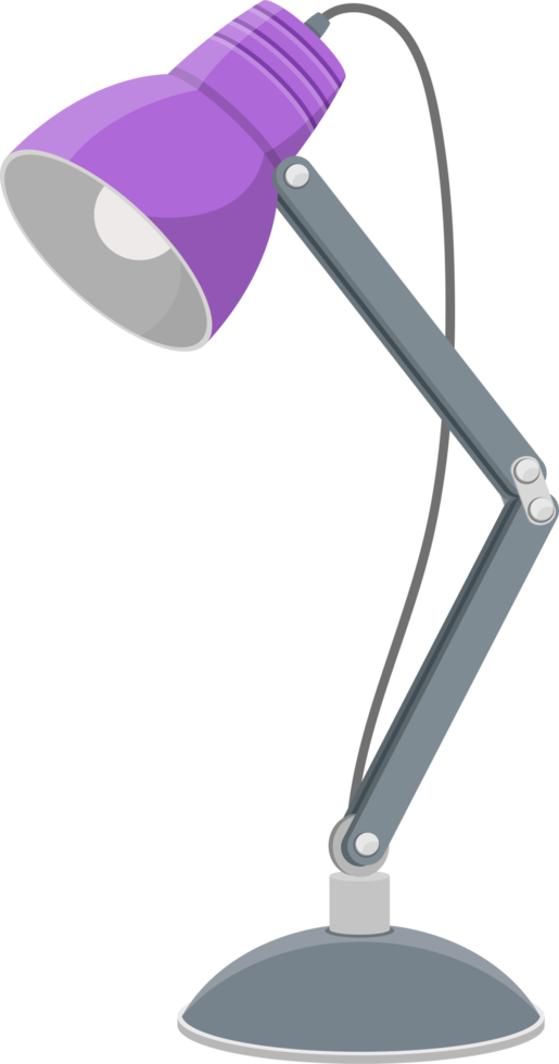 Table lamp clipart design illustration png