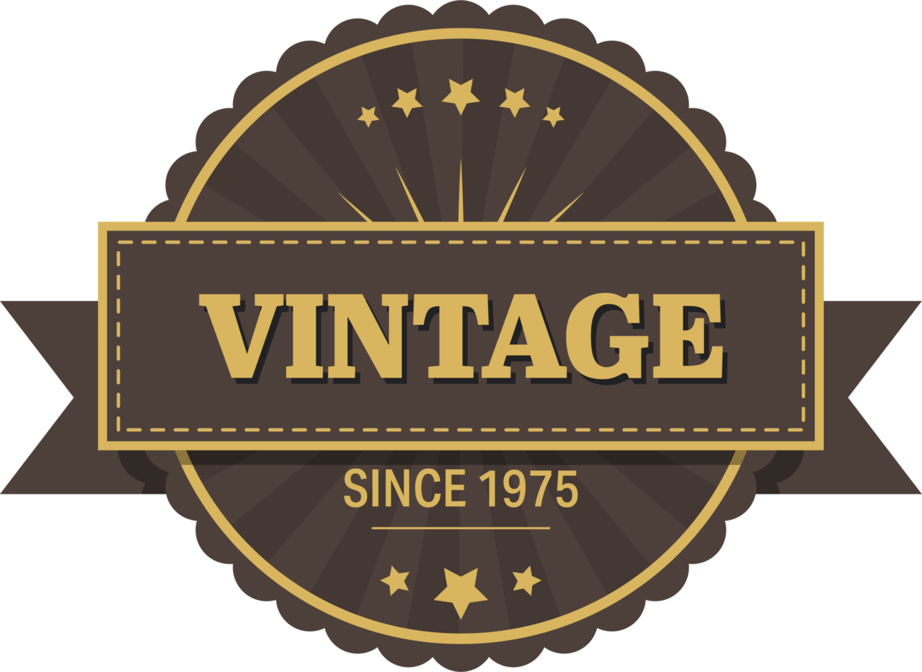 Vintage-Etiketten-Clipart-Design-Illustration png