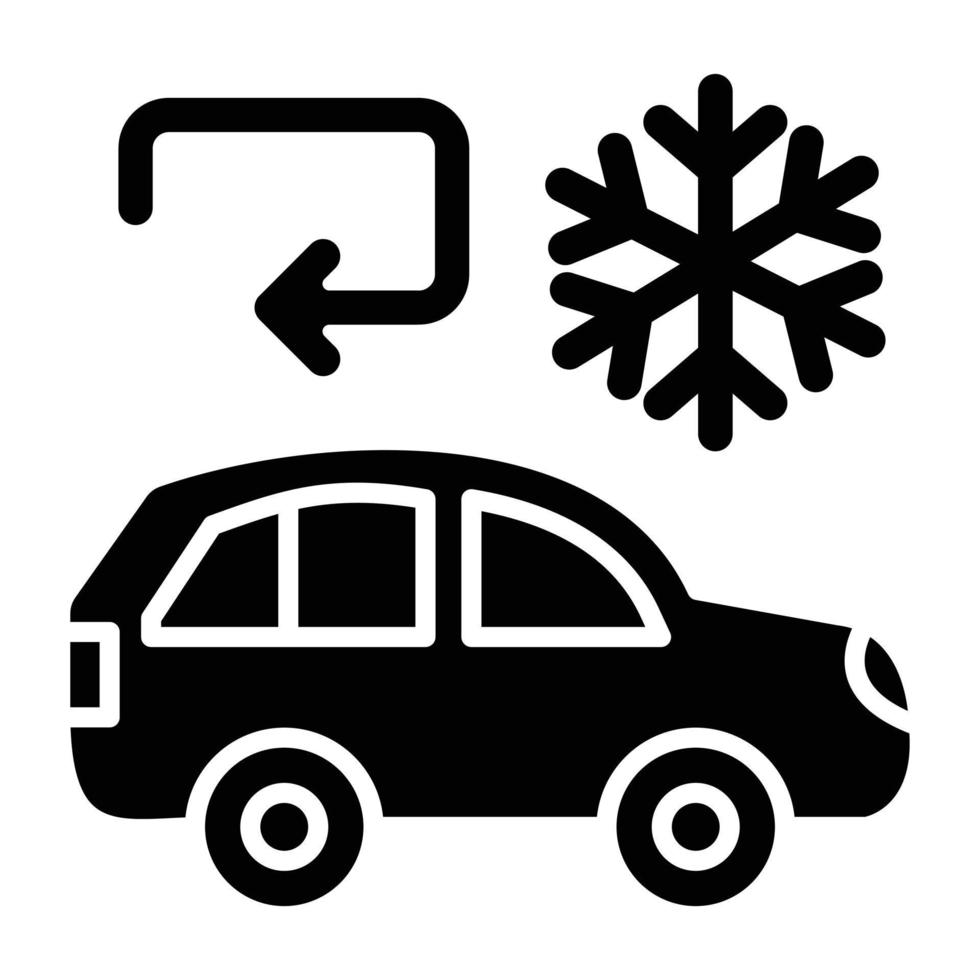 Air Conditioning Icon Style vector