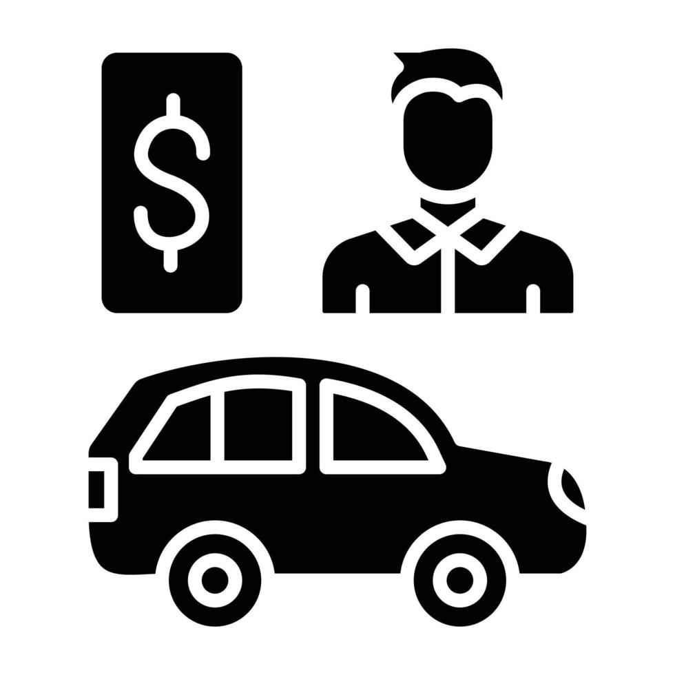 Dealer Incentives Icon Style vector