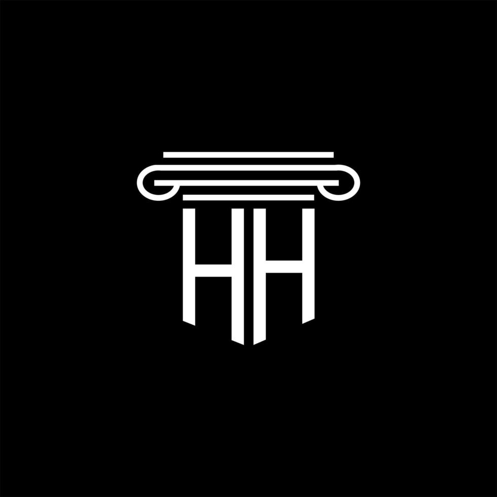 HH letter logo creative design with vector graphic