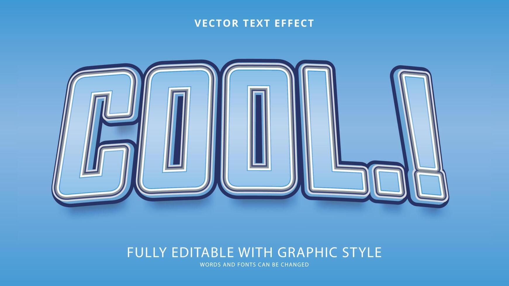 luxury text effect editable with graphic style vector