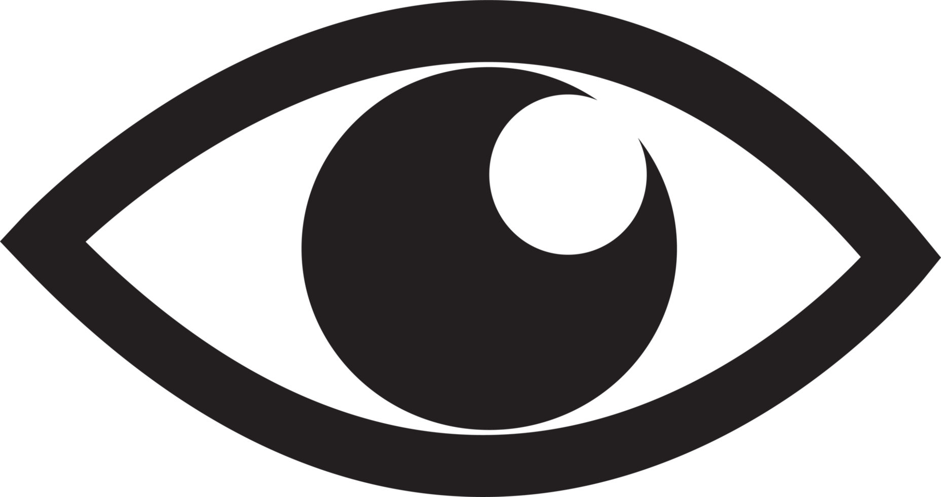 diseño de símbolo de signo de icono de ojo png