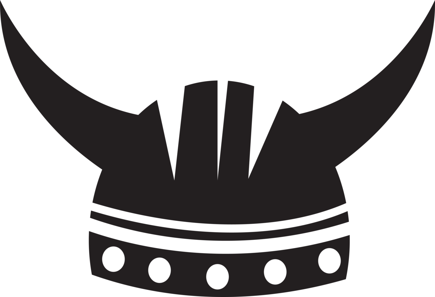 casco vikingo icono signo símbolo diseño png