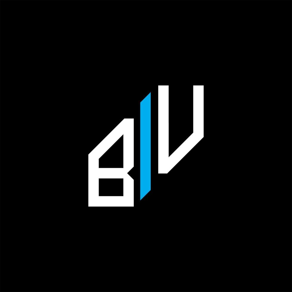 BU letter logo creative design with vector graphic