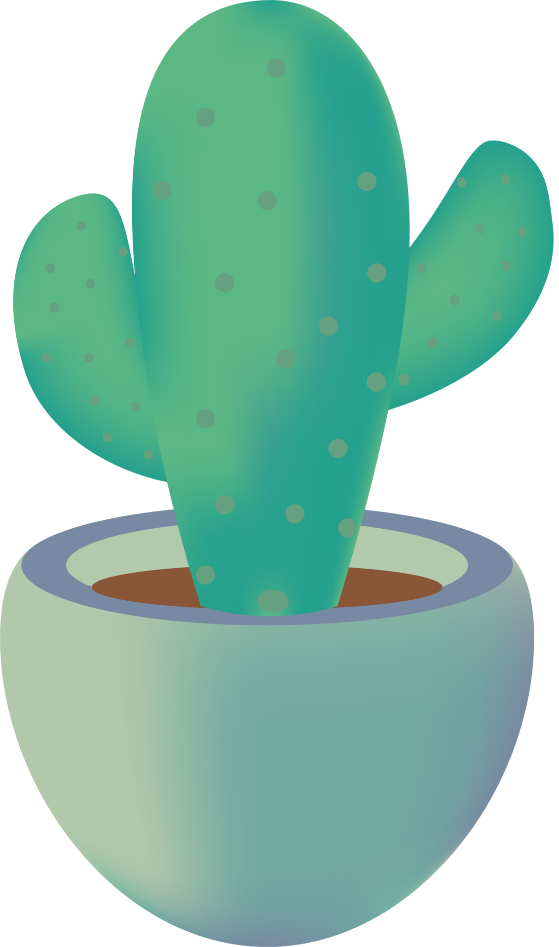 cactus and plant pots 9357097 PNG