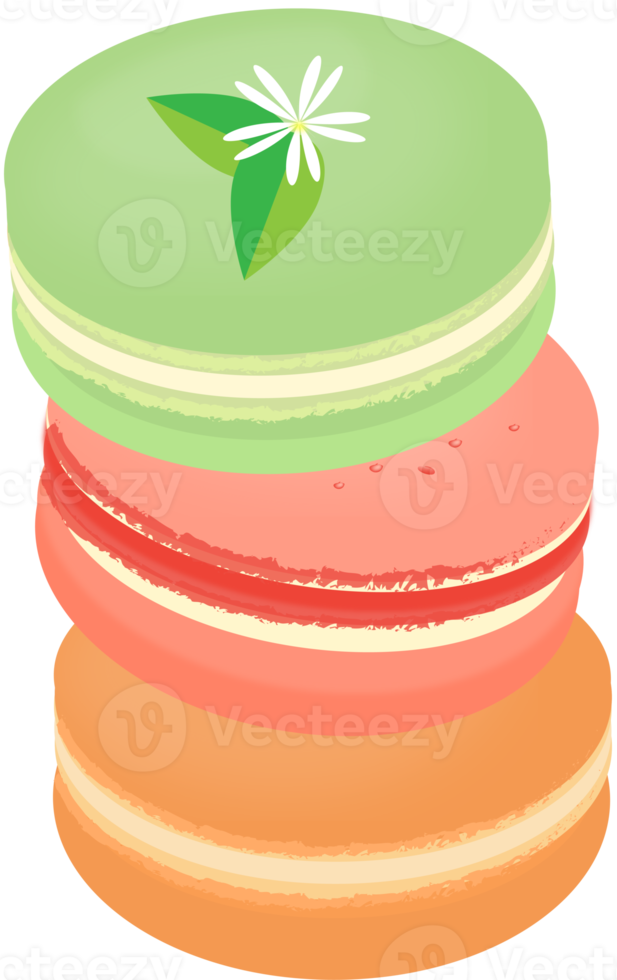 macaroons and desserts png
