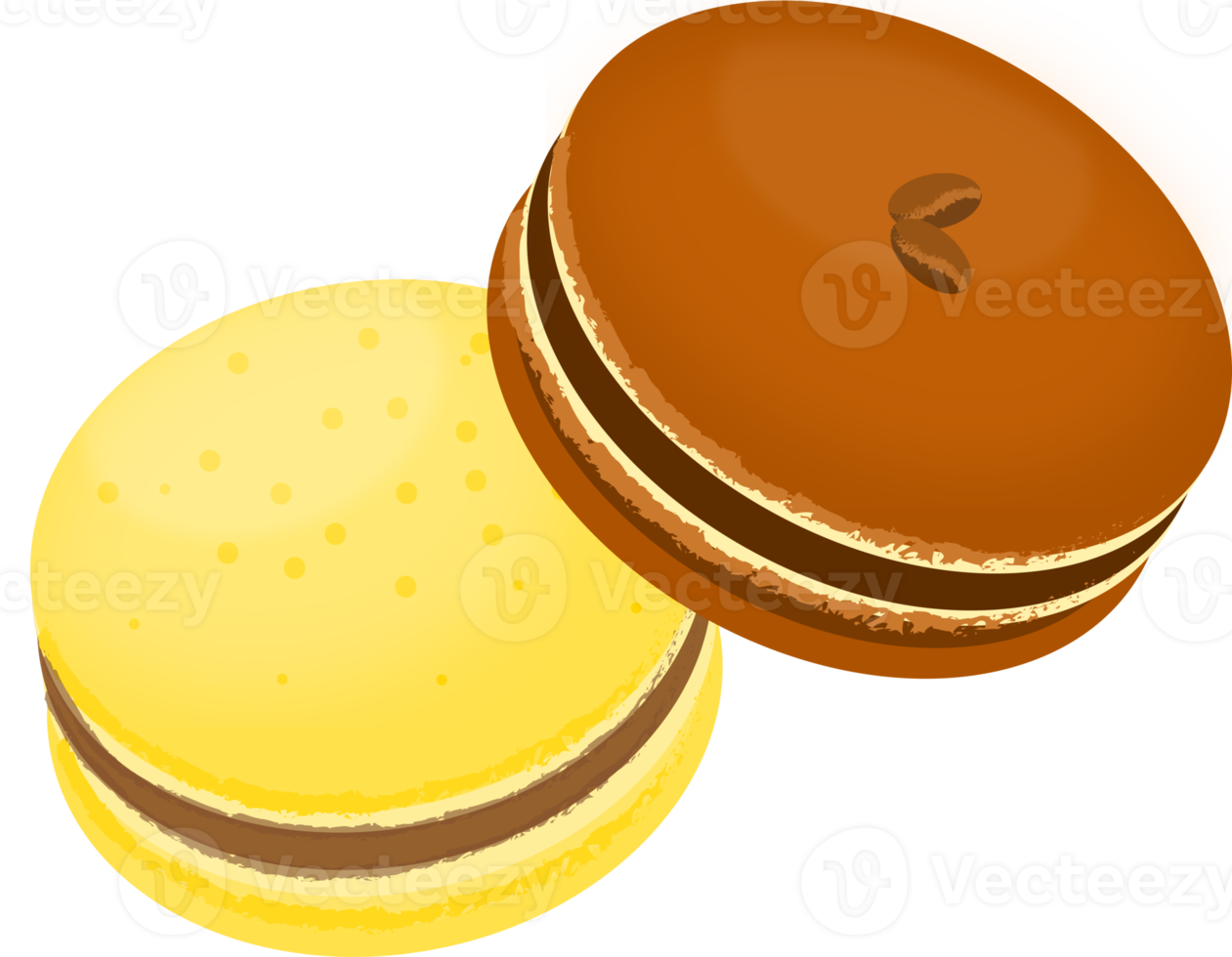 macaroons och desserter png