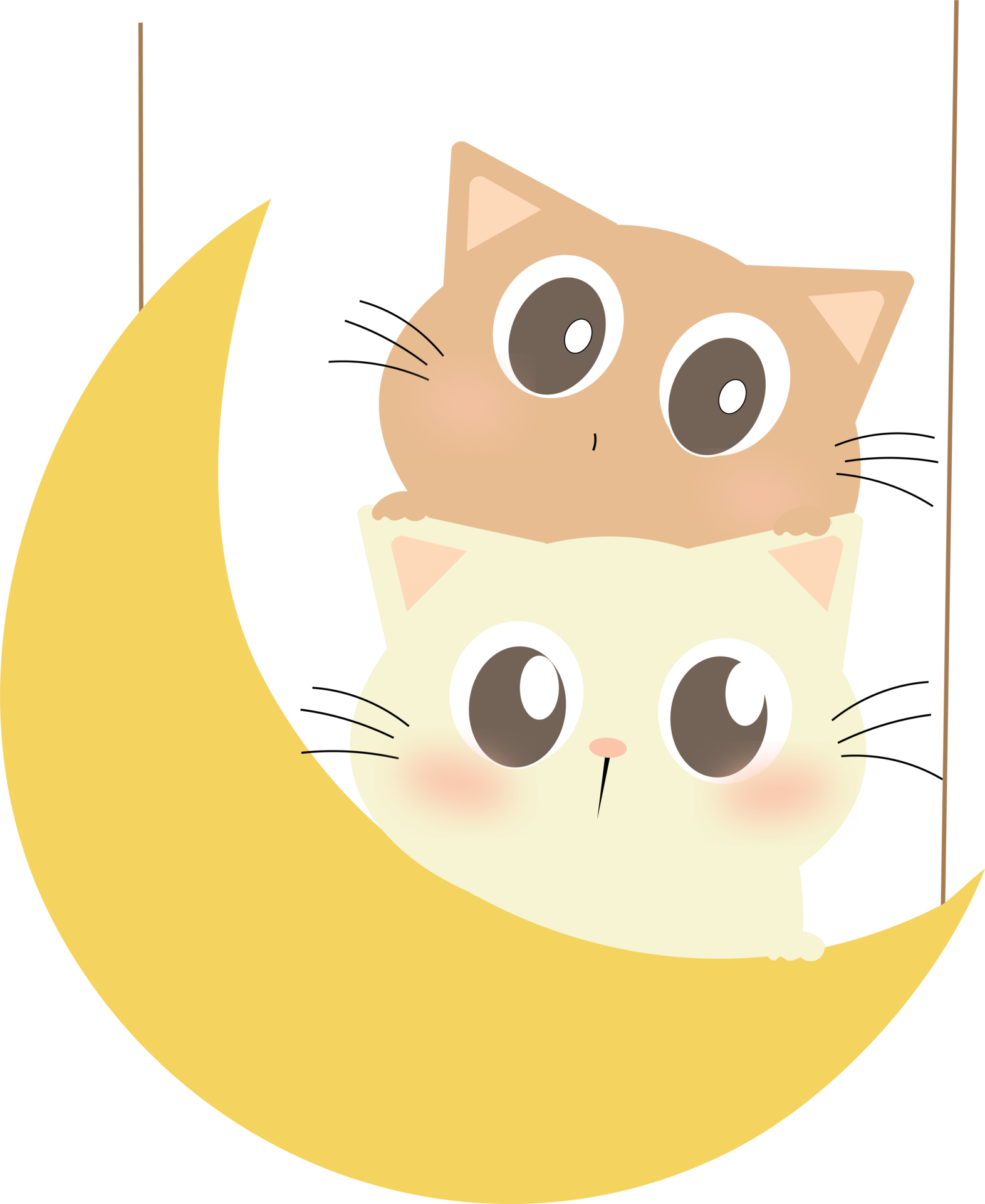 desenhos de gatos fofos 9357155 PNG