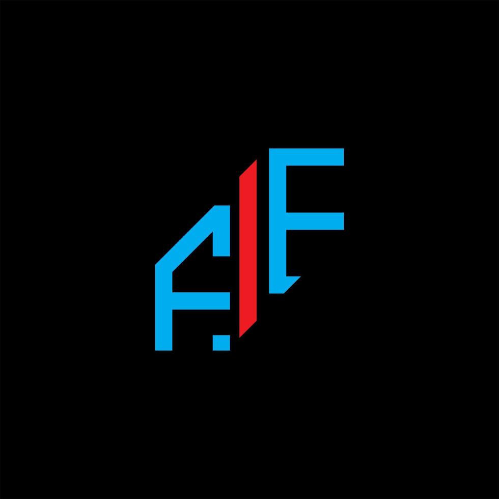 FF letter logo creative design with vector graphic
