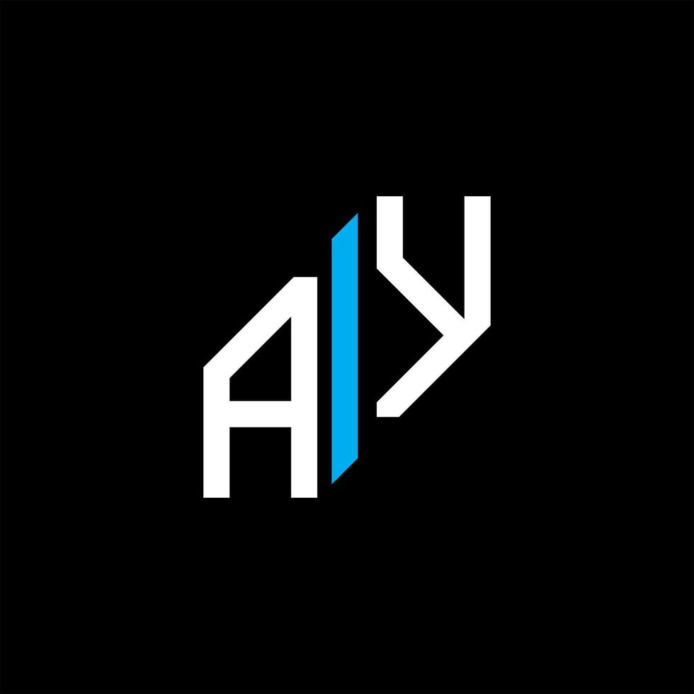 AY letter logo creative design with vector graphic