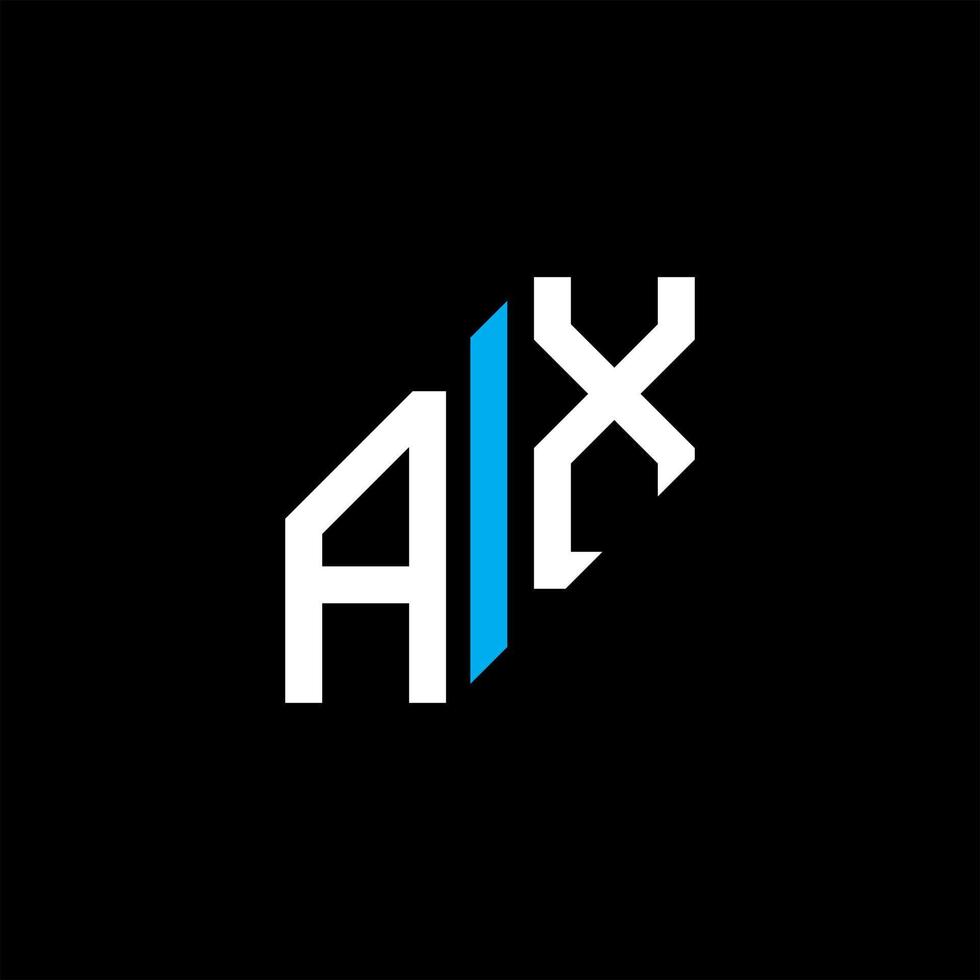 AX letter logo creative design with vector graphic